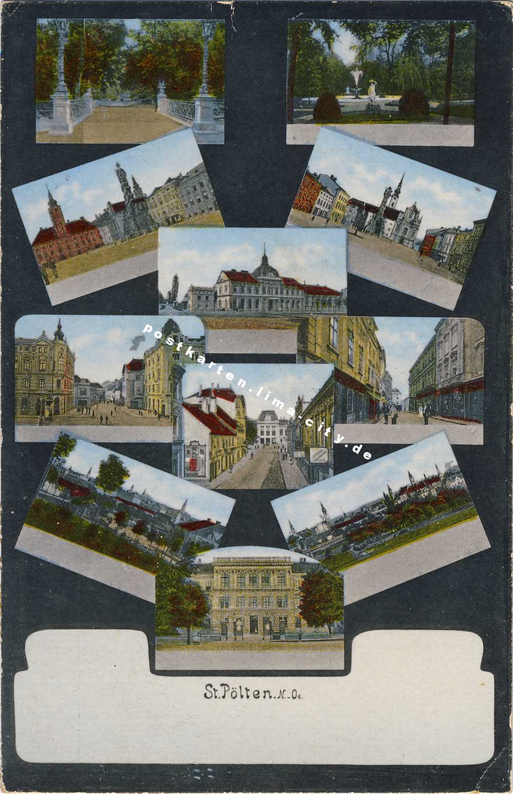 Plätze von Sankt Pölten 1919